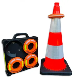 Traffic Cone LED Flares (orange) for rent (1)