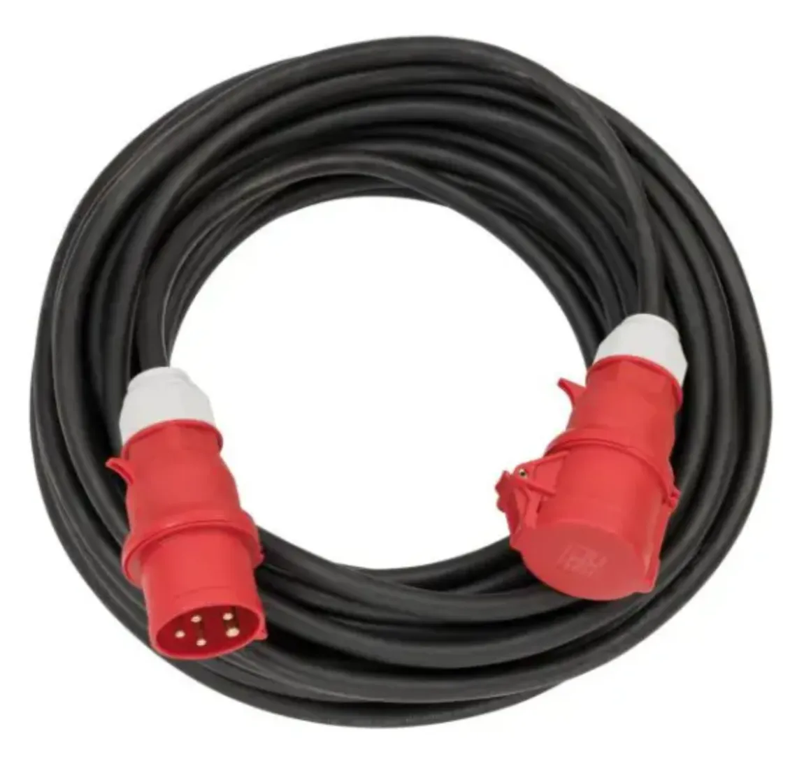 32 amp 3 fasa framlengingarsnúra 10m