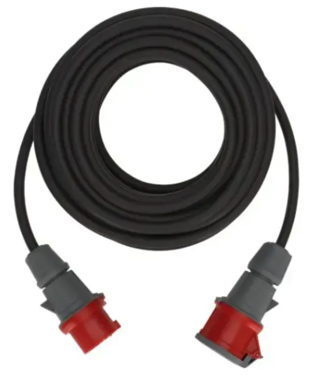16 amp 3 fasa framlengingarsnúra 25m