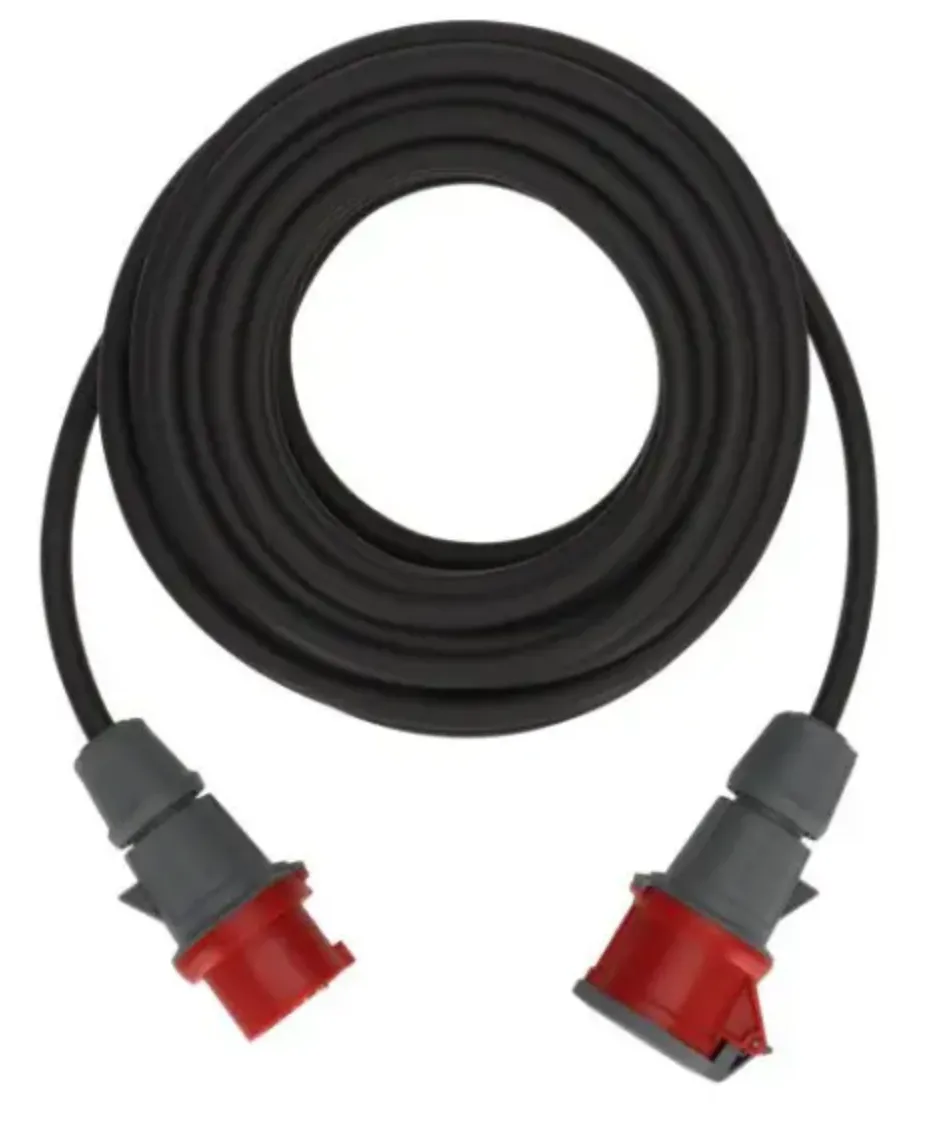 16 amp 3 fasa framlengingarsnúra 25m (1/2)