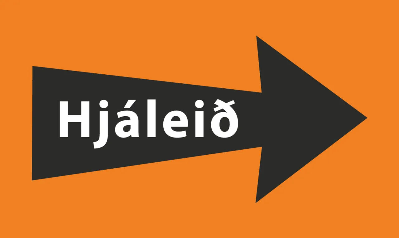 Hjáleiða skilti
